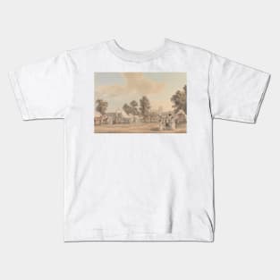 An Encampment in St. James Park by Paul Sandby Kids T-Shirt